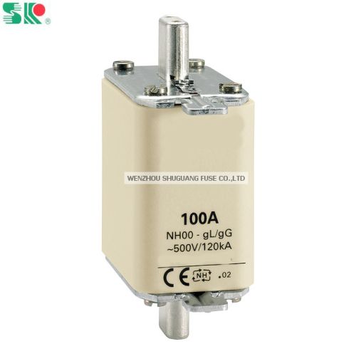 Ceramic Nh00 Kinfe Blade Fuses 500v 100a, Brand Name : SR