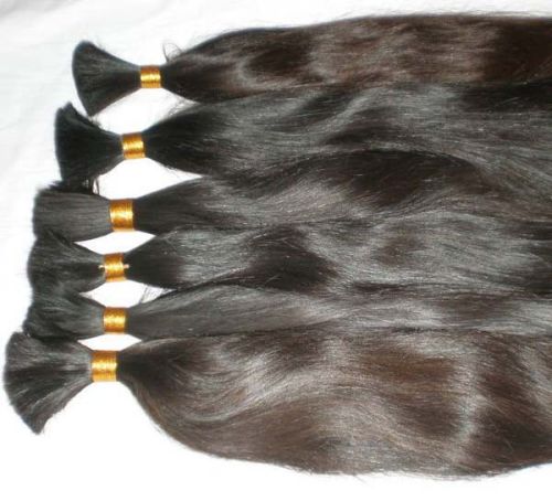 Bulk Remy Human Hair, For Parlour, Personal, Style : Wavy