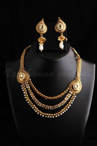 Vardhaman Goodwill Polki Necklace