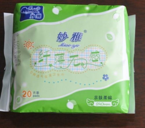 Ultra Thin Sanitary Napkin, Brand Name : miaoya