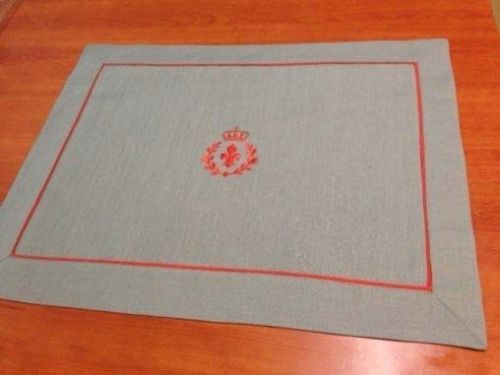 Irish Winter & Orange Linen Table Placemats