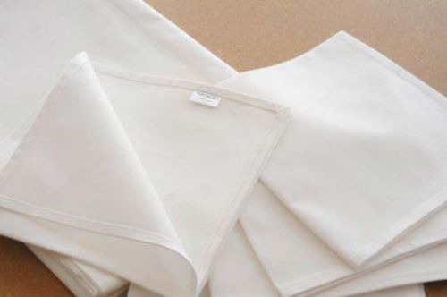 Plain White Cotton Napkins