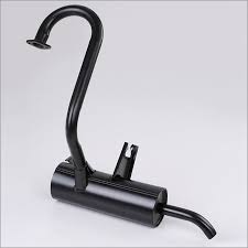 Polished Mild Steel Silencer Pipe, Length : 1Ft, 2Ft