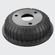 Rubber Three Wheeler Wheel Rim, Color : Black