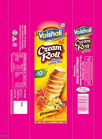 Printed HDPE Cream Roll Packaging Pouches, Carry Capacity : 250gm, 500gm, Etc