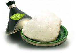 Moroccan Alum Stone Powder 50 Gr With Coco Vanile Fragrance