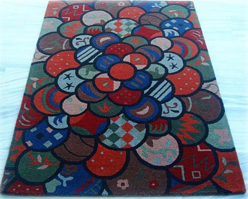 Rectangular Hand Tufted Carpets, Pattern : Printed
