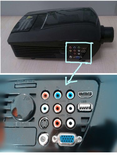 LED Digital Galaxy Economical Home Cinema Projector