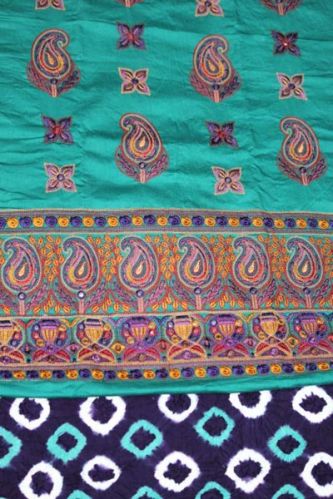 Bandhej Hand Work Dress Material