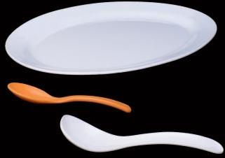 Round Polished Rice Acrylic Plate, For Serving Food, Feature : Attractive Design, Smooth Texture