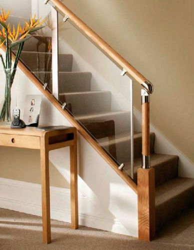 Wooden Glass Railing