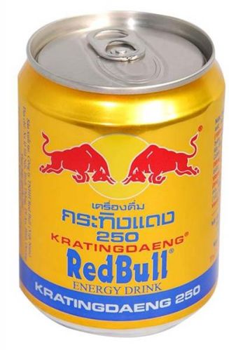 Energy drink, Brand Name : Redbull