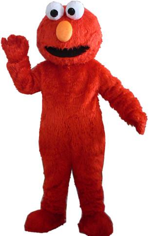 Elmo Mascot Costume Long Plush