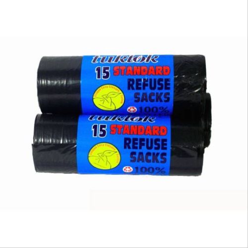 Plastic bags, Packaging Type : black