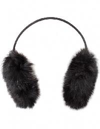 Woolen Winter Earmuffs, Color : Black