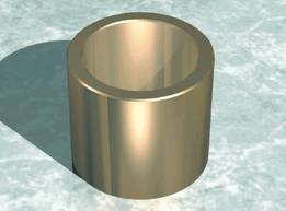 Oil Sintered Bronze Bush Dynamic Load 40 N/mm2