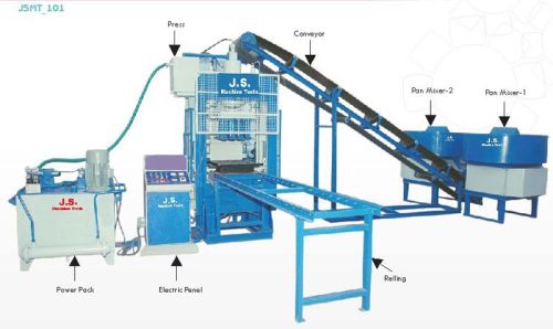 Fully Automatic Fly Ash Brick Making Machine, Power : 22.50 kw