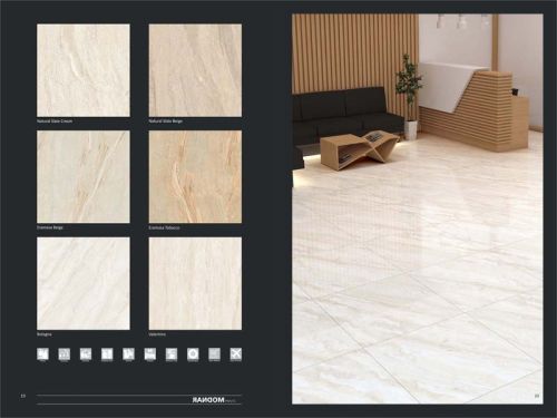 Rectangular Full Polished Glazed Porcelain Tiles 600X600mm