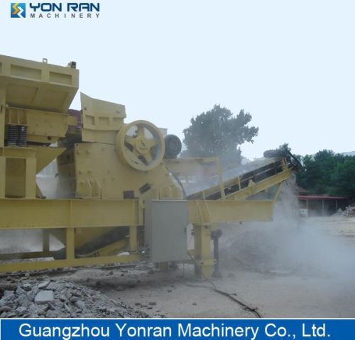 Mobile Jaw Crushing Plant, Brand Name : Yonran