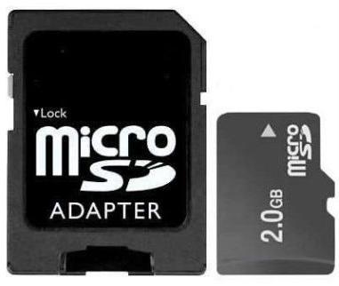 Micro SD Cards (2gb) With SD Card Adapter