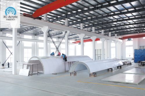 Curved Clear Acrylic Sheet, Brand Name : xingcheng