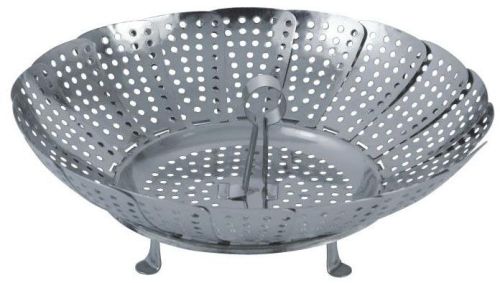 Round Stainless Steel Steamer Basket, For Home, Kitchen, Feature : Matte Finish, Superior Finish