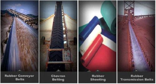 Rubber Conveyor Belts, Size : 100 Meter