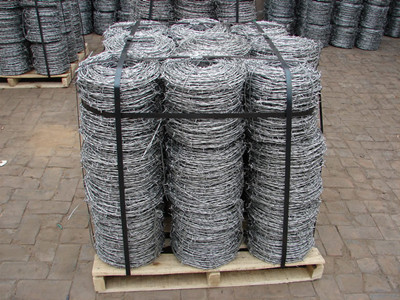 Galvanized Barbed Wire, Brand Name : AINING