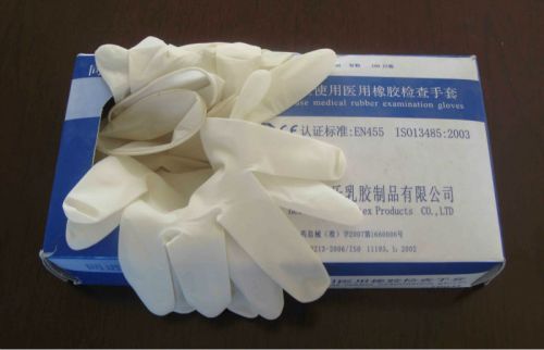 Natural rubber Latex Examination Gloves
