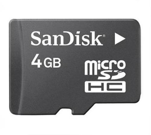 4GB Sandisk Memory Card