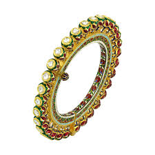 Polished Kundan Bangles, Style : Antique