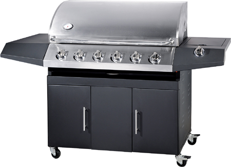 Outdoor BBQ Gas Grill 6burners With Side Burner