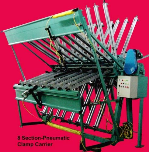 Polished Metal Pneumatic Clamp Carrier, For Industrial, Feature : Durable