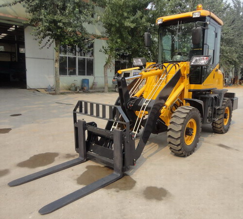 Fork Wheeled Loader Zl10a With Pallet Fork
