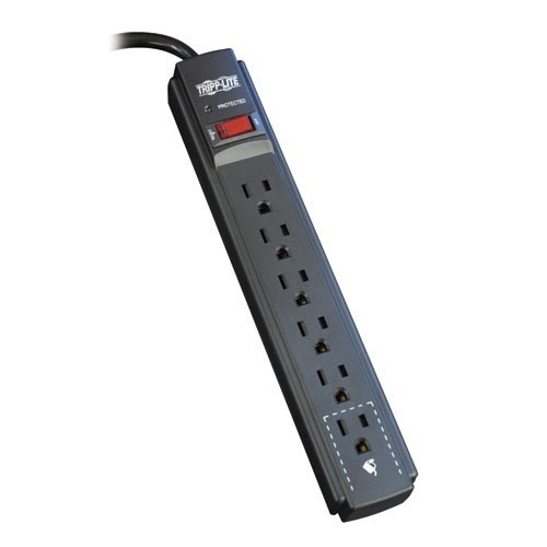 TrippLite Surge Protector, Packaging Type : Black