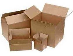 Plain Craft Paper Corrugated Packaging Box, Size : MultiSizes