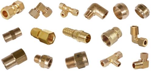 Coated Brass Compressor Fittings, Size : 0-10cm