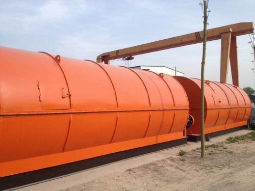Used Tyre Oil Pyrolysis Plant, Brand Name : DOING