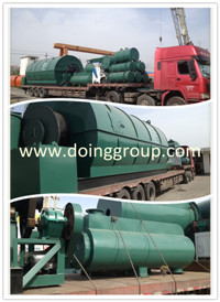 Scarp Tyre Pyrolysis Machine, Brand Name : DOING