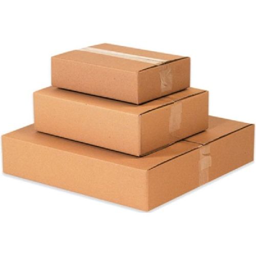 Rectangular Cardboard Garments Corrugated Boxes, Pattern : Plain