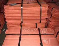 Copper cathodes, Surface : 80 Kgs-125kgs (+/-20%)