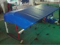 Fiberglass Plain Tractor Hood, Color : Blue