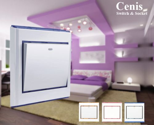 Wall Switch Colorful Series, Brand Name : CENIS