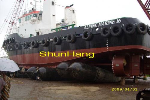 Inflatable Rubber Marine Airbag, Brand Name : shunhang