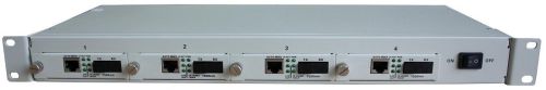 Managed Four Slots Chassis Media Converter, Brand Name : Baudcom