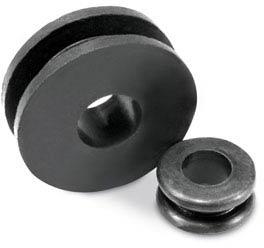 Rubber Grommets, Color : Black For Industrial Use