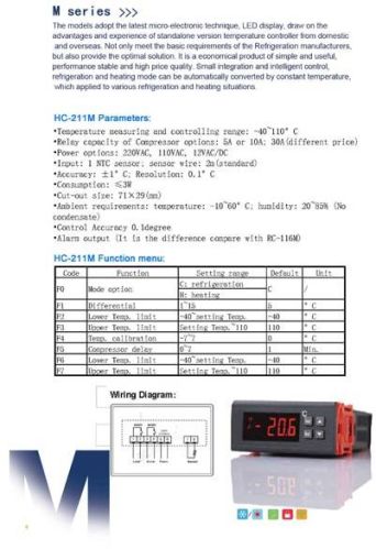 LED Microcomputer Temperature Controller