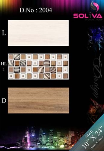 SOLIVA Bathroom Ceramic Wall Tiles, Size : 10