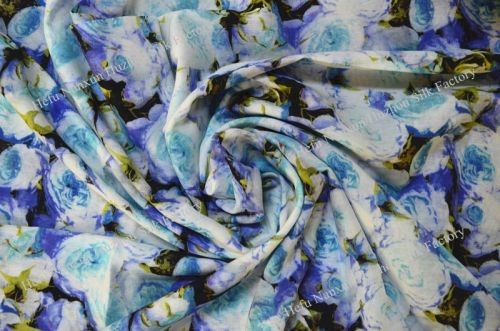 Custom-made Printed Cotton Silk Fabrics, Brand Name : Minfei