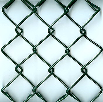 High Security Chain Link Fence, PVC Coated Chain Link Fence